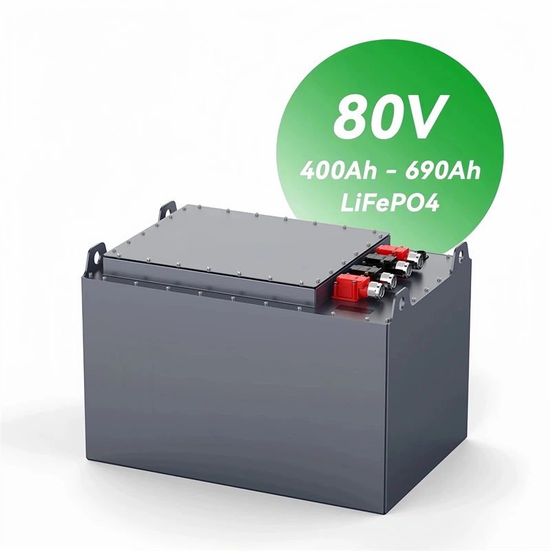 80V LifePo4 gaffeltruckbatteri